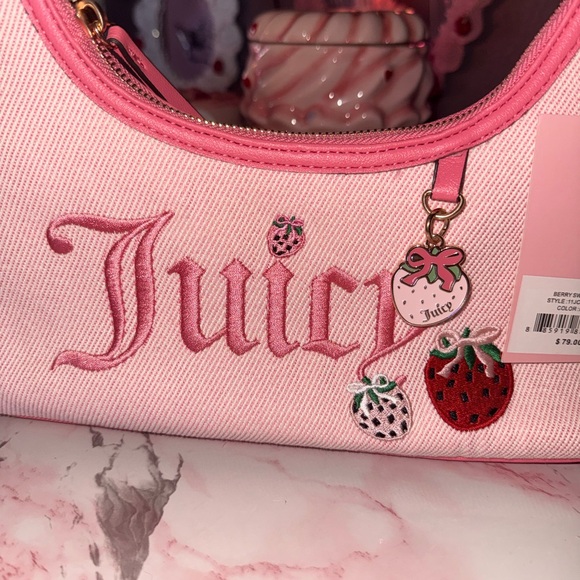 Juicy Couture Berry Sweet Hobo Purse - Picture 7 of 11
